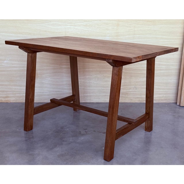 Early 19th Century Spanish Baroque Work Side Table , Restored For Sale - Image 11 of 18