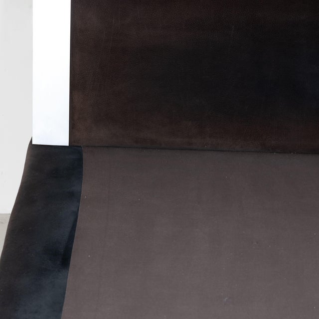 Bed in Inox and Suede, 1970 For Sale - Image 14 of 15