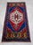 1970s Hand Made Small Turkish Rug. DoorMat Entry Decor Kitchen Mat Baht Mat - 20'' X 44'' For Sale - Image 10 of 13