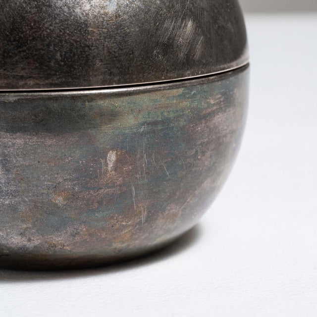 1970s Belgium Silver Pear-Shaped Ice Bucket For Sale - Image 4 of 15