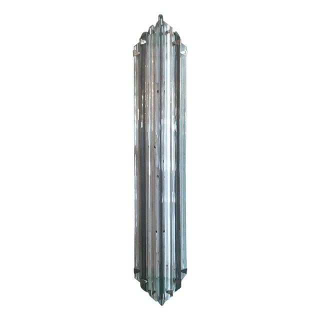 21st Century Maestoso Murano Triedri Glass Rod Sconce by Fabio LTD For Sale