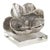 Regina Andrew Magnolia Objet in Silver Leaf For Sale