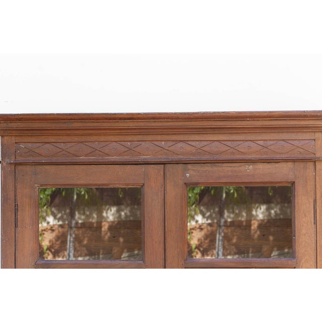 Traditional Elegant Early 20th Century Teak Bookcase For Sale - Image 3 of 8