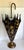 1960s Italian Figurative Black & Gold Floral Tole Umbrella Stand For Sale - Image 12 of 12