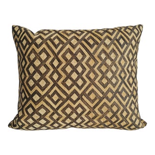 Kuba Grass Textile Pillow For Sale