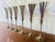 Metal Vintage Silver Plated & Brass Champagne Glasses, Set of 6 For Sale - Image 7 of 18