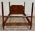 Antique Full Size American Empire Style Burl Grain Four Poster Bed For Sale - Image 4 of 11