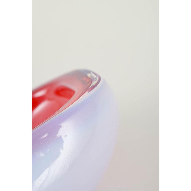 Murano Sommerso Glass Bowl, 1960s For Sale - Image 4 of 5