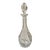 Exquisite Cut Crystal Decanter With Frosted Leaf Design For Sale