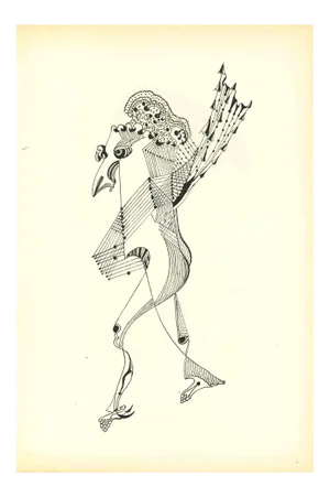 Bruno Capacci, Composition of Diodora, Original Lithograph, 1950s