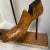 Antique shoe sculpture made from original shoe forms. Bring the past to life again in an interesting way with 3 wood shoe...