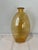 Glass Set of 3 Hand-Blown Controlled Bubble Glass Vases Amber Amethyst Green For Sale - Image 7 of 12