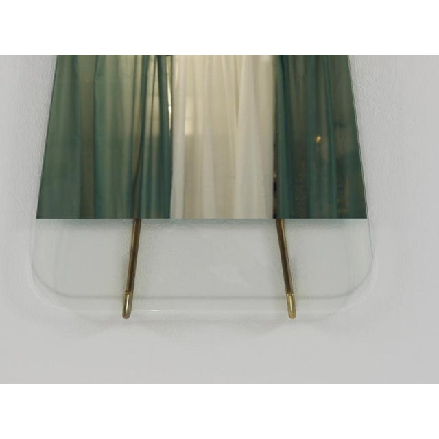 Vienna Brass Wall Mirror by Carl Auböck, Austria, 1950s For Sale - Image 16 of 18