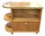 Mid Century Art Deco Inspired Rolling Bar Cart With Drop Front and Glass Bar Storage on the Reverse. For Sale