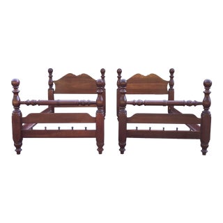 Pennsylvania House Solid Cherry Twin Beds- a Pair For Sale