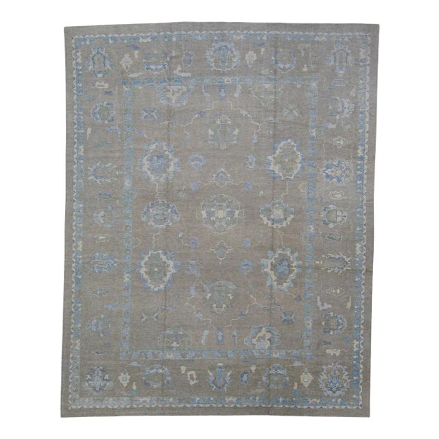 Turkish Oushak Rug 12' x 15' For Sale