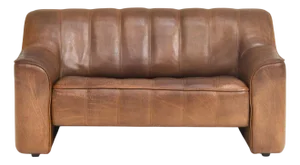 DS-44 2-Seater Sofa in Tan Buffalo Leather from de Sede, Switzerland, 1970s