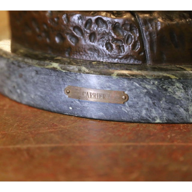 Early 20th Century French Bronze Sculpture “A La Fontaine” Signed Émile Carlier For Sale In Dallas - Image 6 of 9