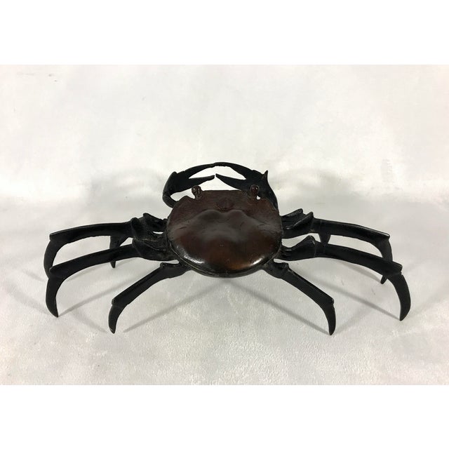 Study of a Large Japanese Bronze Crab, Sculpture For Sale - Image 4 of 9