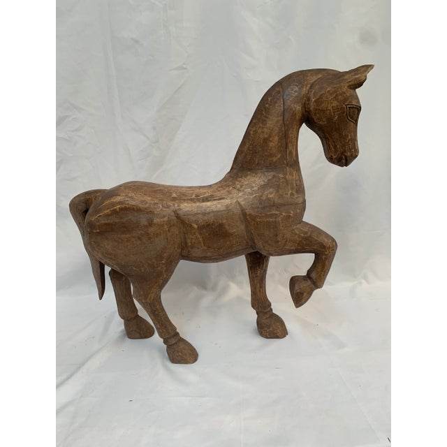 Prancing Horse Wooden 1960s For Sale - Image 11 of 13
