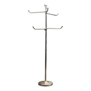 1960s Vintage Nickel Plated Point Of Sale Tie Display