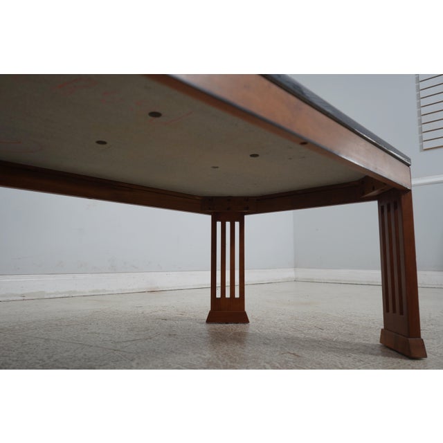 Stickley 21st Century Collection Arts & Crafts Cherry Coffee Table For Sale - Image 11 of 11