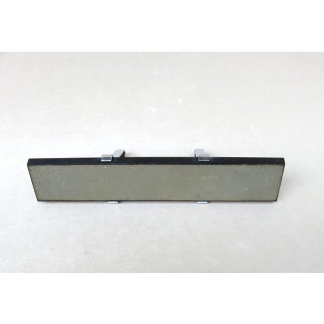 Art Deco Black Glass & Chrome French Picture Frame For Sale - Image 15 of 18