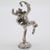 Italian Vintage Italian Handmade Genuine Sterling Silver 925 Pulcinella "Commedia Dell'Arte" Figurine Miniature For Sale - Image 3 of 8