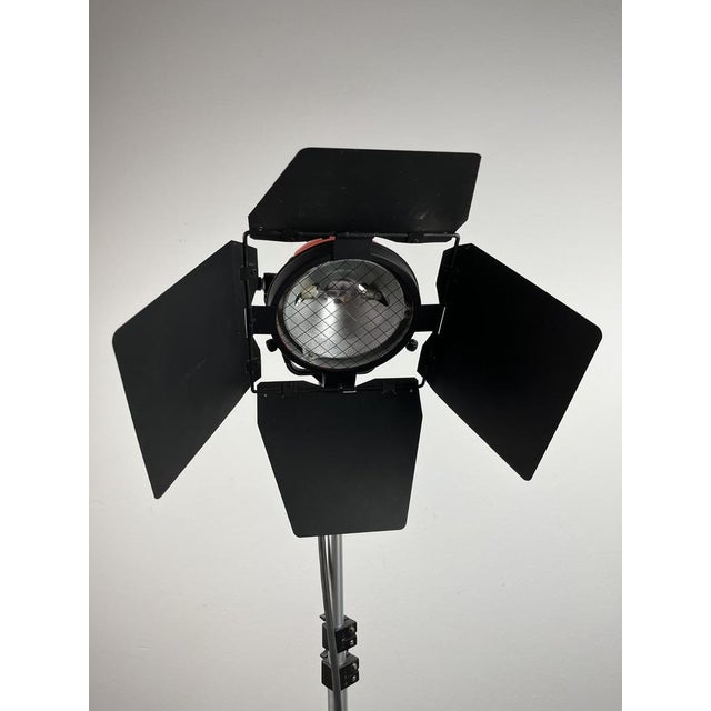 Vintage Italian Lamp in Glossy Aluminum, 1980s For Sale - Image 12 of 15