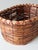 Vintage Woven Reed Oval Basket For Sale - Image 11 of 11