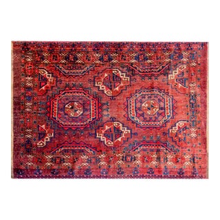 Early 20th Century Juval Bag Face Rug For Sale