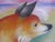 Early 21st Century Fox Lake by Zoa Ace | Oil on Canvas Two foxes near a lake with colorful trees and a sunset. For Sale - Image 5 of 5