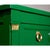 Green Vintage Transitional Credenza Ribbon Hardware in Green by Thomasville - Newly Painted For Sale - Image 8 of 12