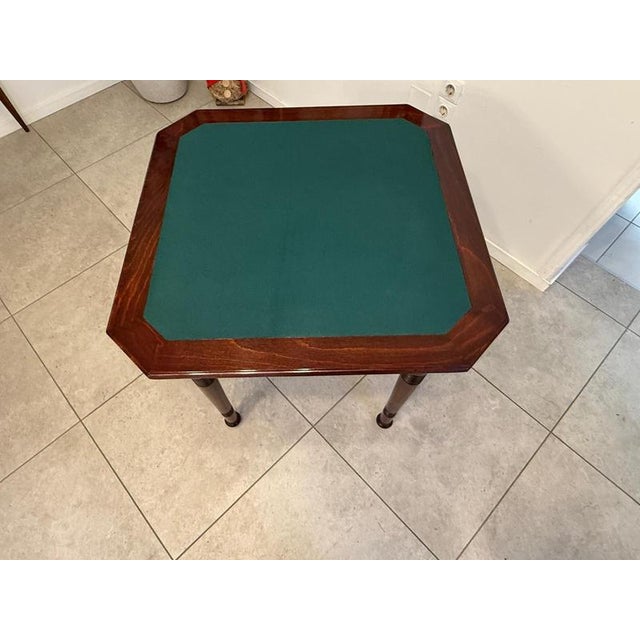 Antique Game Table in Mahogany from Thonet, 1890s For Sale - Image 5 of 16