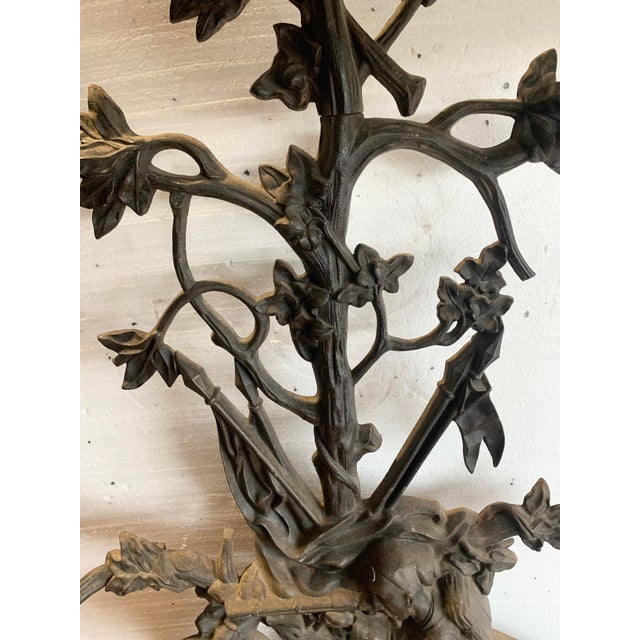 Entrance Hall Coat Rack in Cast Iron from Maison Corneau Alfred For Sale - Image 5 of 16