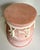 1970s Pink Neoclassical Roman Relief Cachepot Planter, Attributed to Incolay For Sale - Image 10 of 11