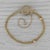 Richard Klein Slide Charm Bracelet 14k Yellow Gold 7" 1.12ctw Emerald Clasp For Sale - Image 4 of 5