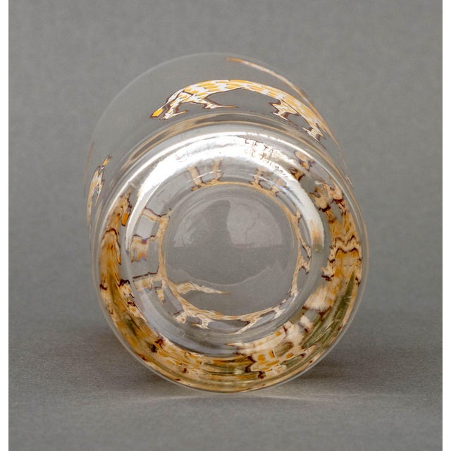 Glass Late 20th Century c.e. Tausch Giraffe and Monkey Glasses, 9 For Sale - Image 7 of 12