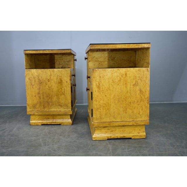 Vintage Art Deco Bedside Tables, Czechoslovakia, 1937s, Set of 2 For Sale - Image 10 of 18