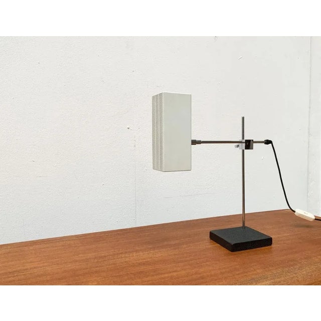 Metal Mid-Century German Swiss Flamingo Table Lamp from Max Bietenholz, 1960s For Sale - Image 7 of 18