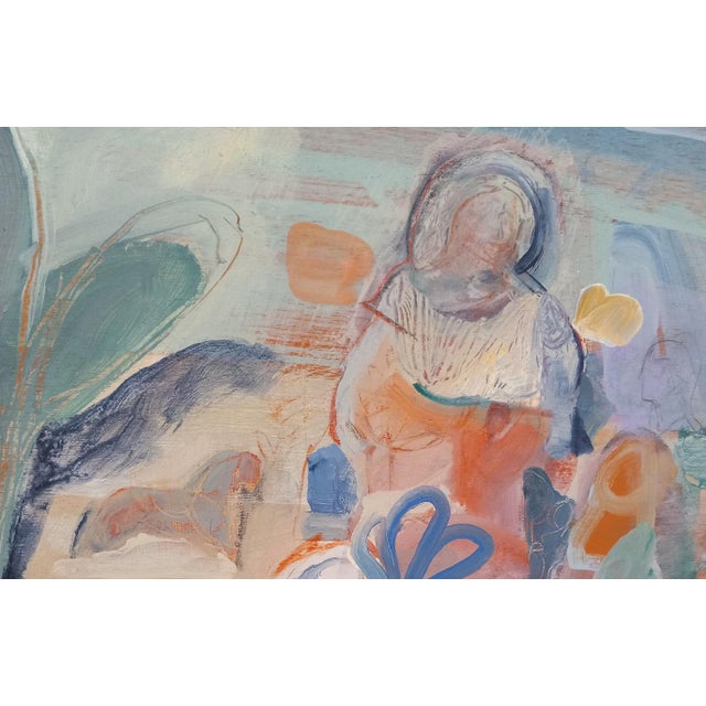 2010s "Old Mother of Grace With Children" Expressionist Figurative Painting by Andrew Portwood For Sale - Image 5 of 7
