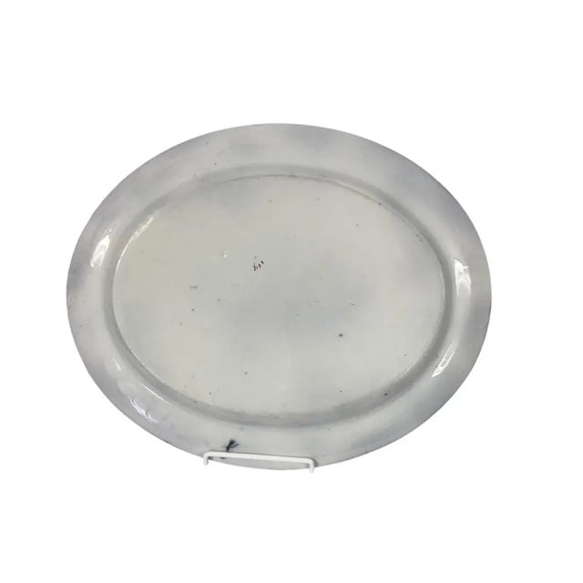 19th Century Large Oval English Japanned Platter For Sale - Image 5 of 8
