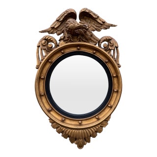 English Federal Eagle Convex Mirror For Sale
