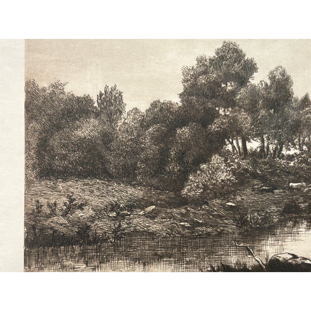 Black Framed Ca. 1900 Lithograph of Pastor For Sale - Image 8 of 8