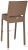 Modern Mitchell Indoor-Outdoor Barstool in Brown For Sale - Image 3 of 6