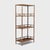 Pair of Chinese Reeded Nanmu Scholar's Shelves, C. 1900 For Sale - Image 4 of 7