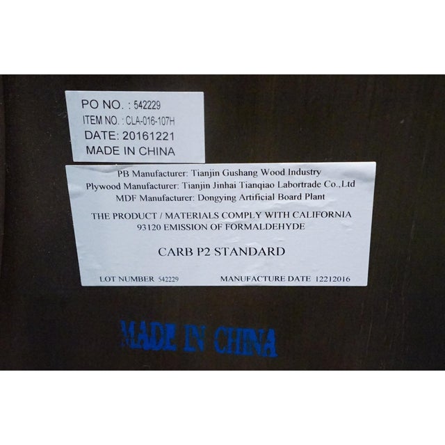 Caracole Classic Charcoal Anegre Transitional Contemporary Style Queen Size Bed 016-107 For Sale - Image 11 of 12