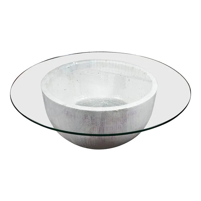 Industrial Salvaged Melt Pot Coffee Table For Sale