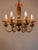 Mid-Century Modern Vintage Bohemian Amber Glass Chandelier, Kamenický Šenov, 6-Light, 1970s For Sale - Image 3 of 7