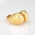 Modern Scarce Cartier Spain 70s Sculptural Dome Ring Vintage Sz 5 18k Yellow Gold For Sale - Image 3 of 7